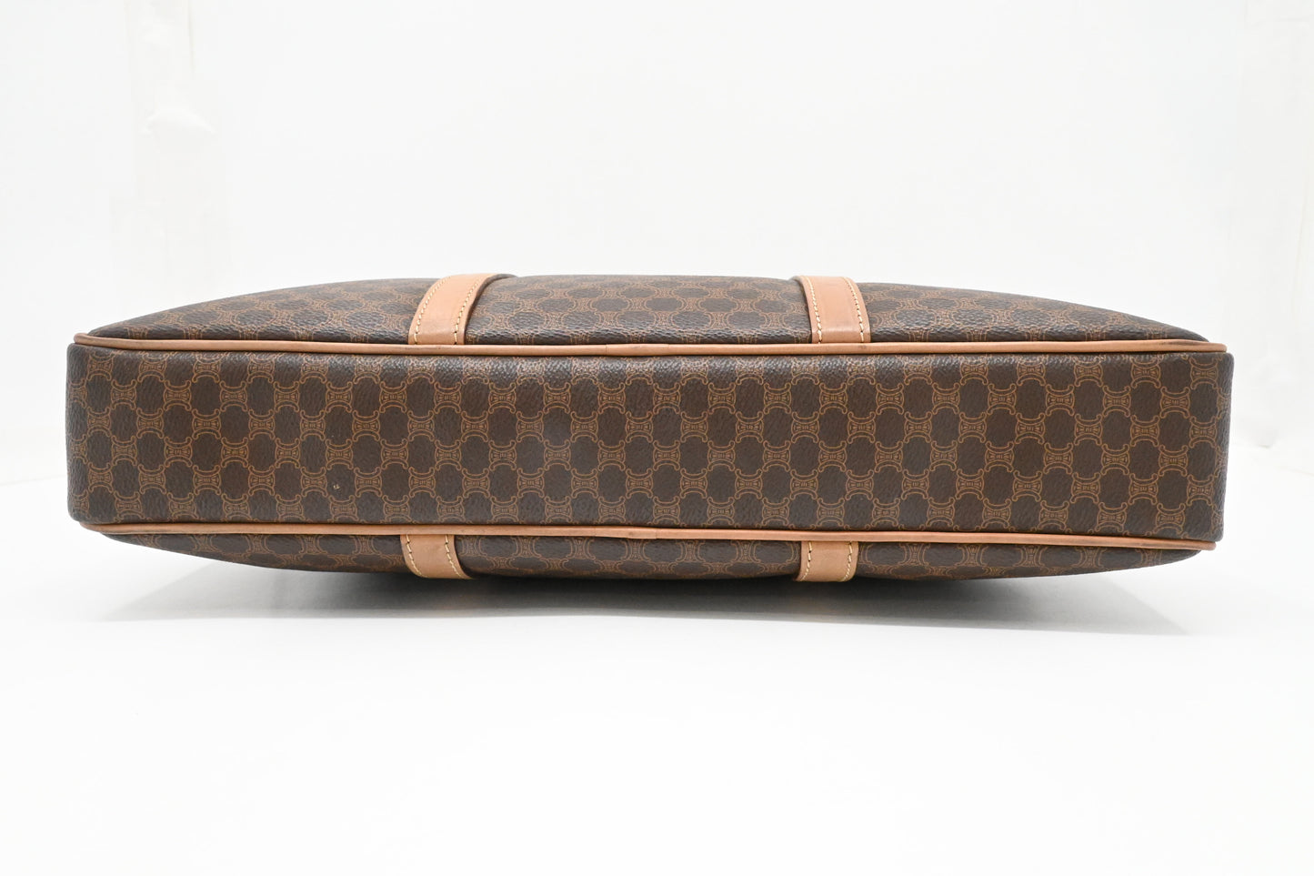 Celine Business Bag in Brown Macadam Canvas
