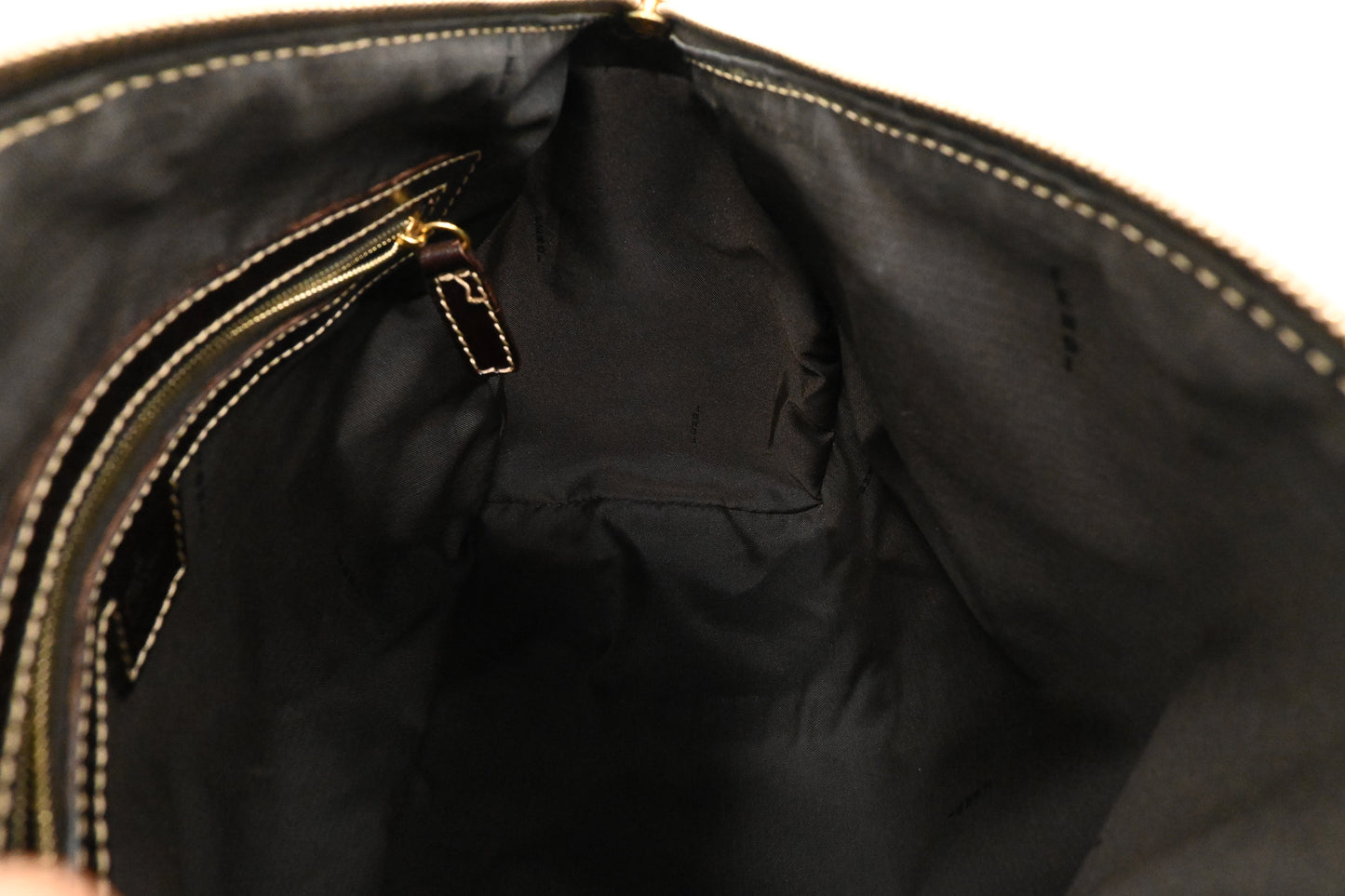 Fendi Boston Bag in Zucchino Coated Canvas