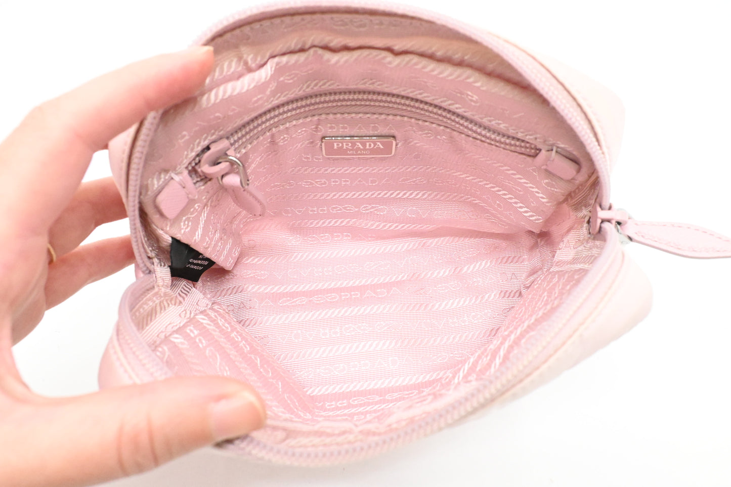 Prada Pouch in Light Pink Nylon