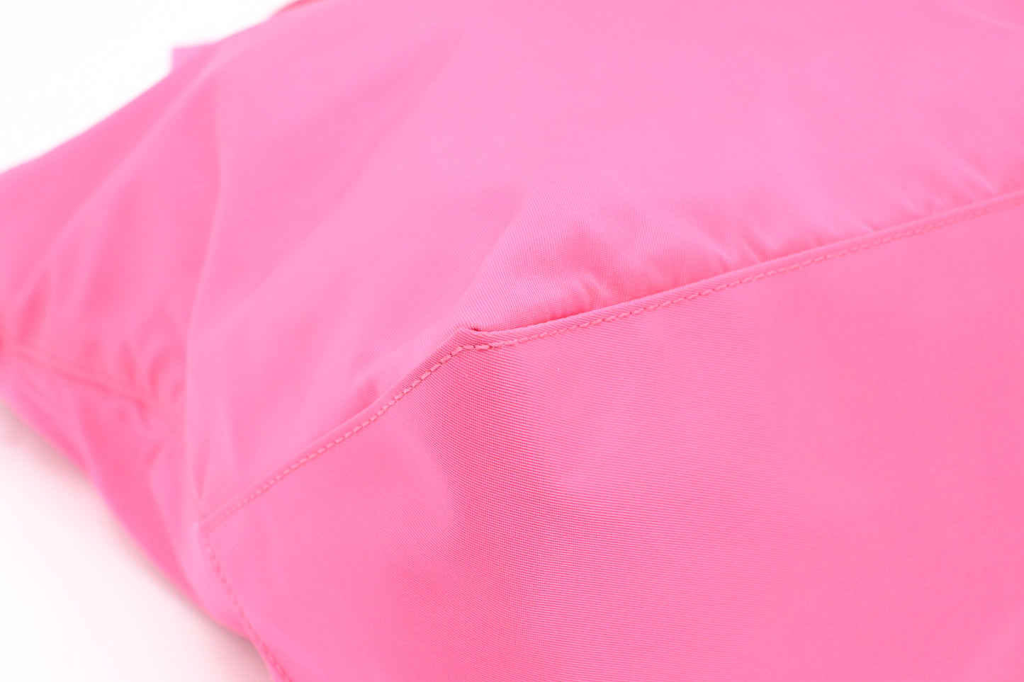 Prada Two Way Tote Bag in Pink Nylon