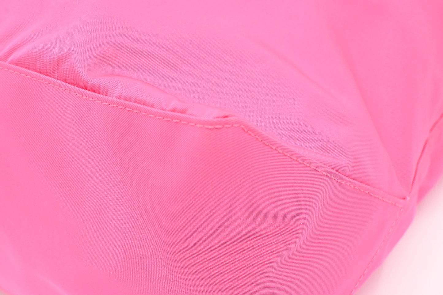 Prada Two Way Tote Bag in Pink Nylon