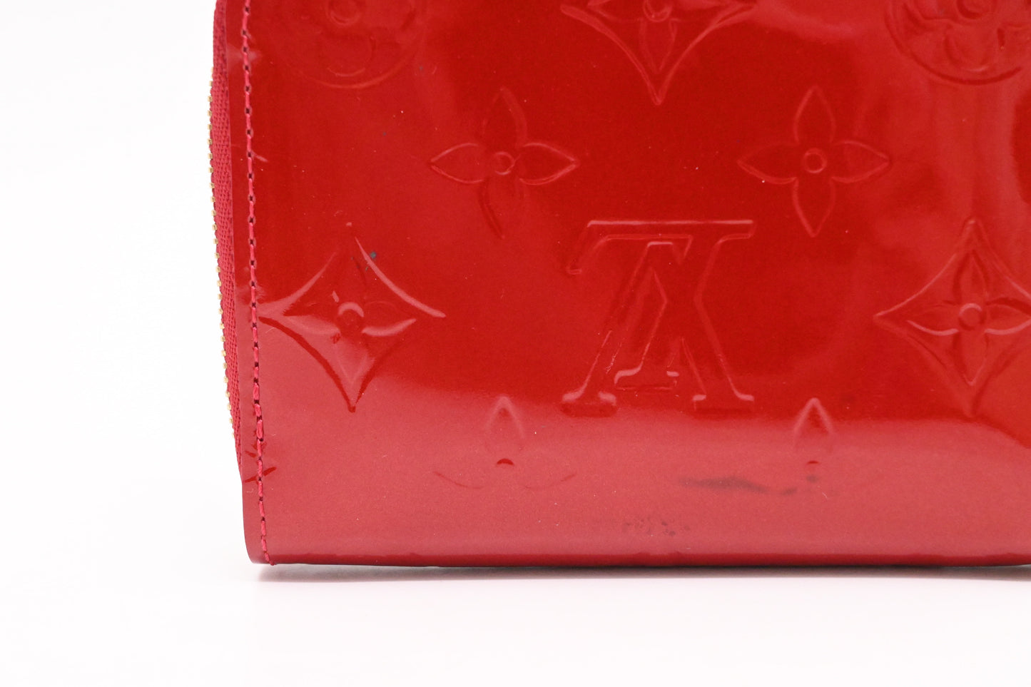 Louis Vuitton Zippy Coin Case in Red Vernis Leather