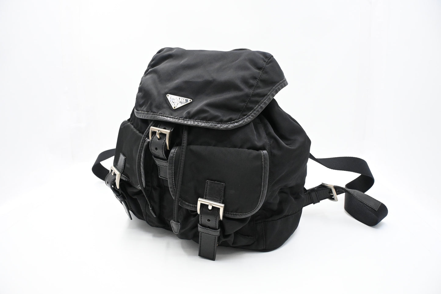 Prada Medium Backpack in Black Nylon