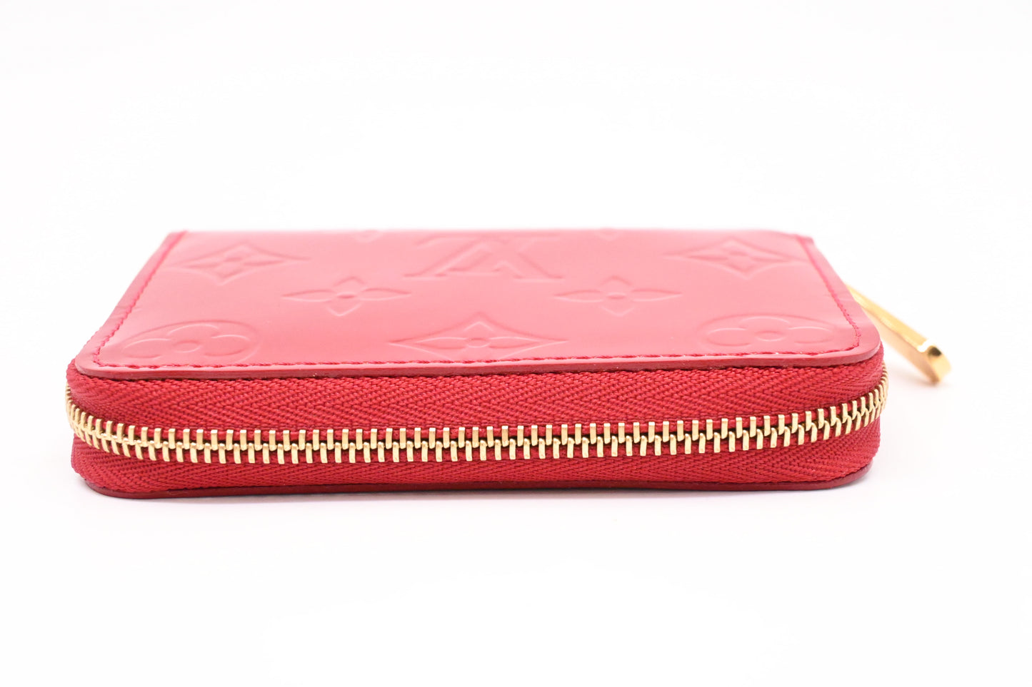 Louis Vuitton Zippy Coin Case in Red Vernis Leather
