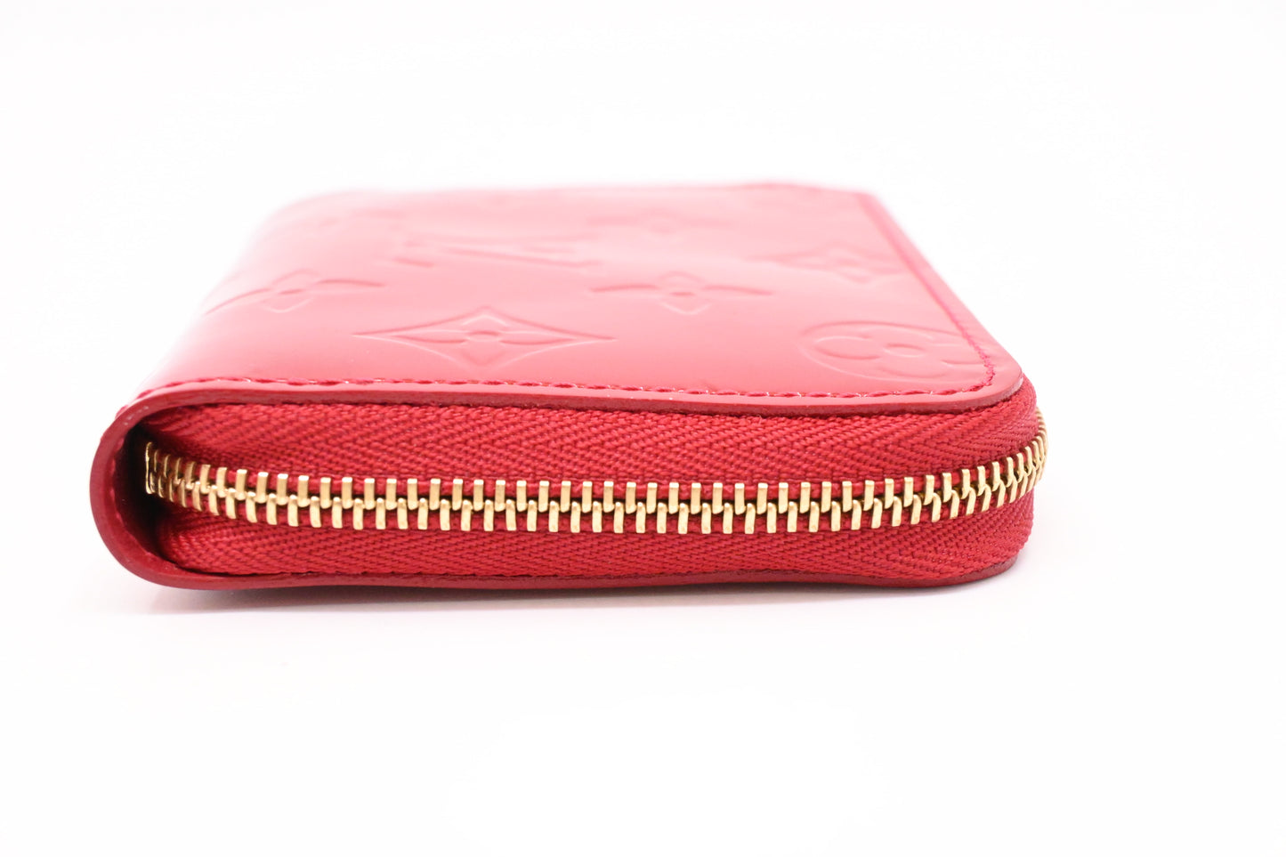 Louis Vuitton Zippy Coin Case in Red Vernis Leather