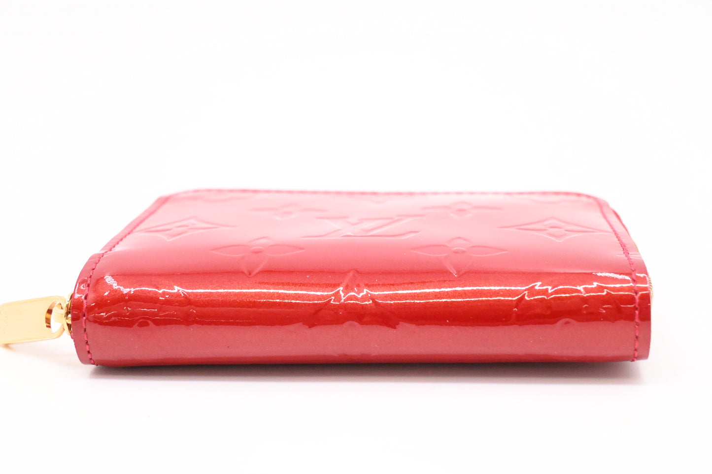 Louis Vuitton Zippy Coin Case in Red Vernis Leather