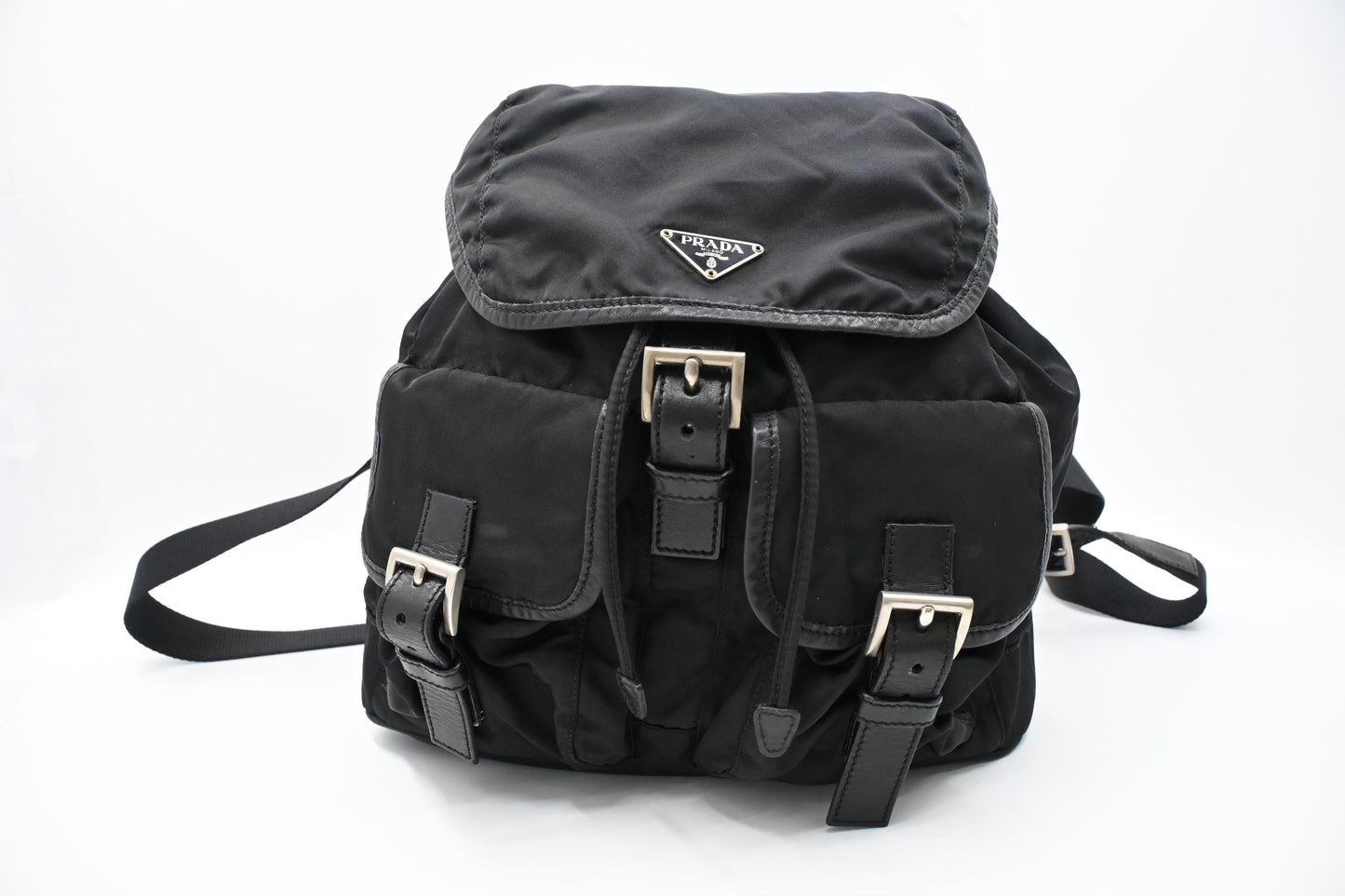 Prada Medium Backpack in Black Nylon