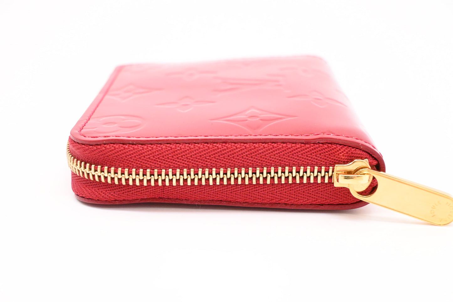 Louis Vuitton Zippy Coin Case in Red Vernis Leather