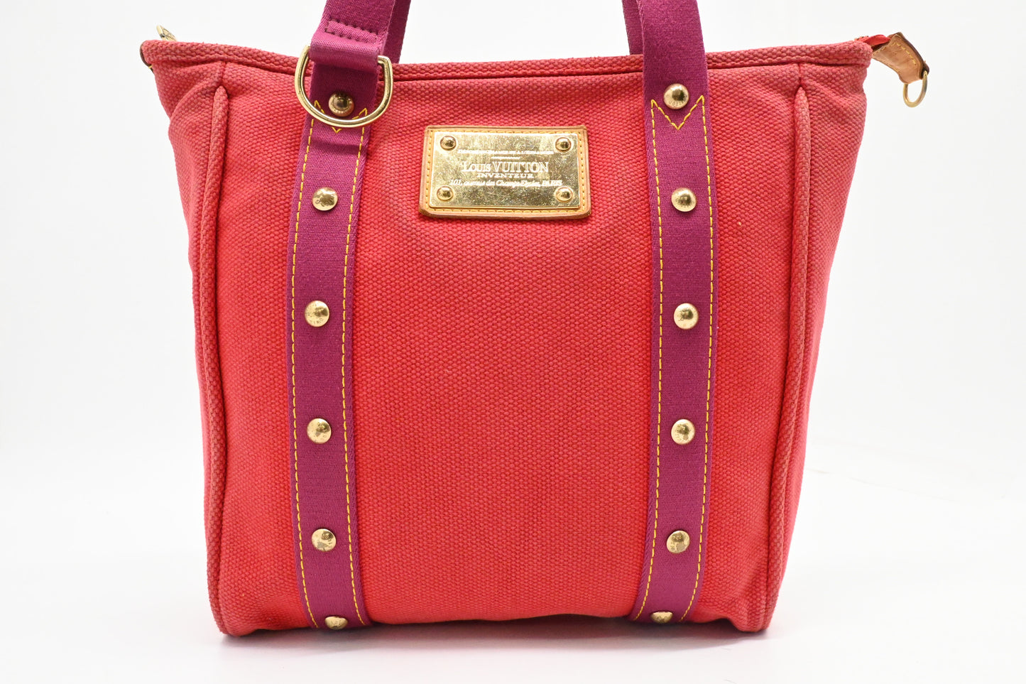 Louis Vuitton Antigua MM in Red Canvas