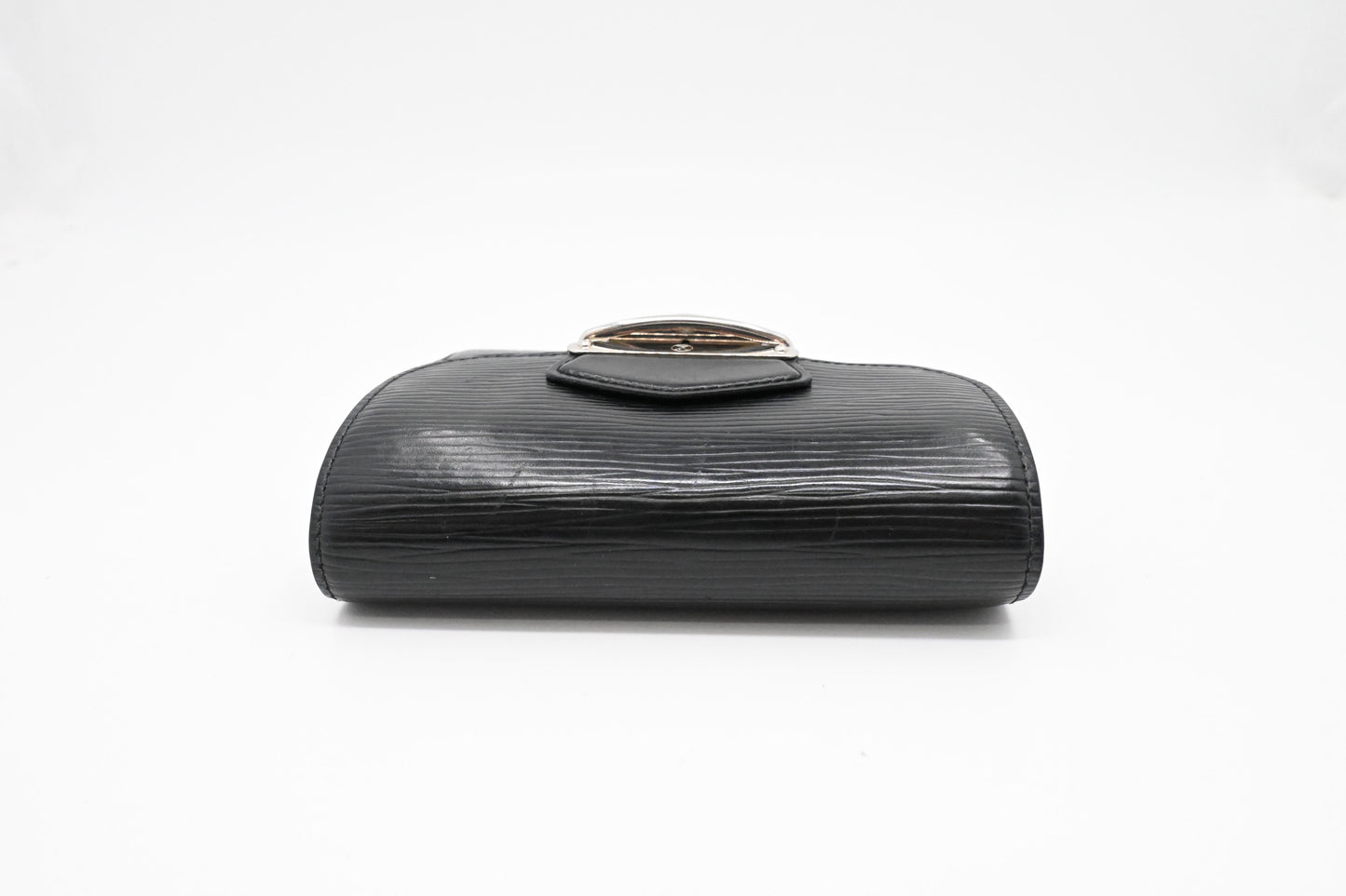 Louis Vuitton Compact Wallet in Black Epi Leather