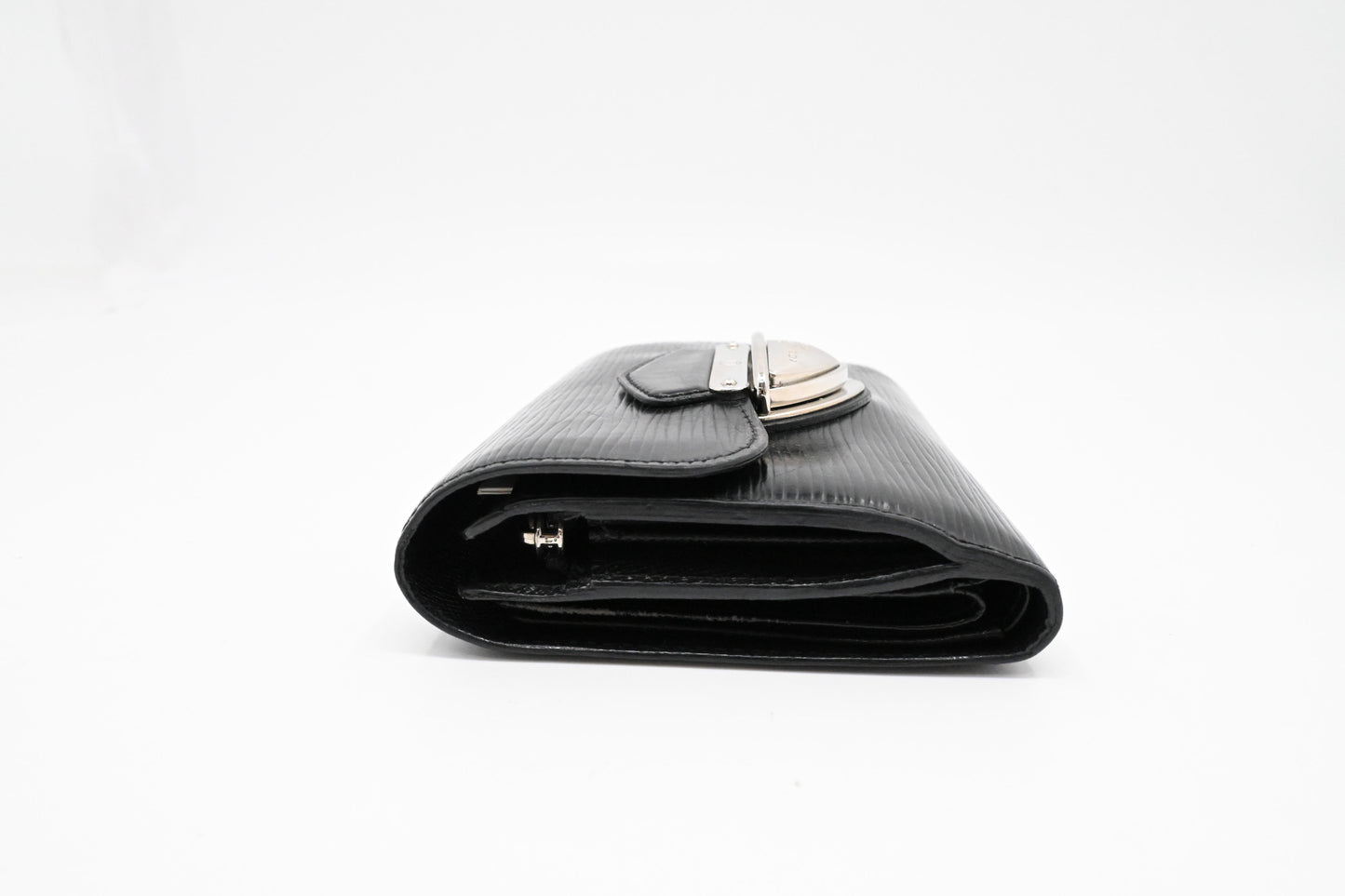 Louis Vuitton Compact Wallet in Black Epi Leather