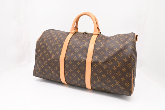 Louis Vuitton Keepall 50 Bandouliere in Monogram Canvas