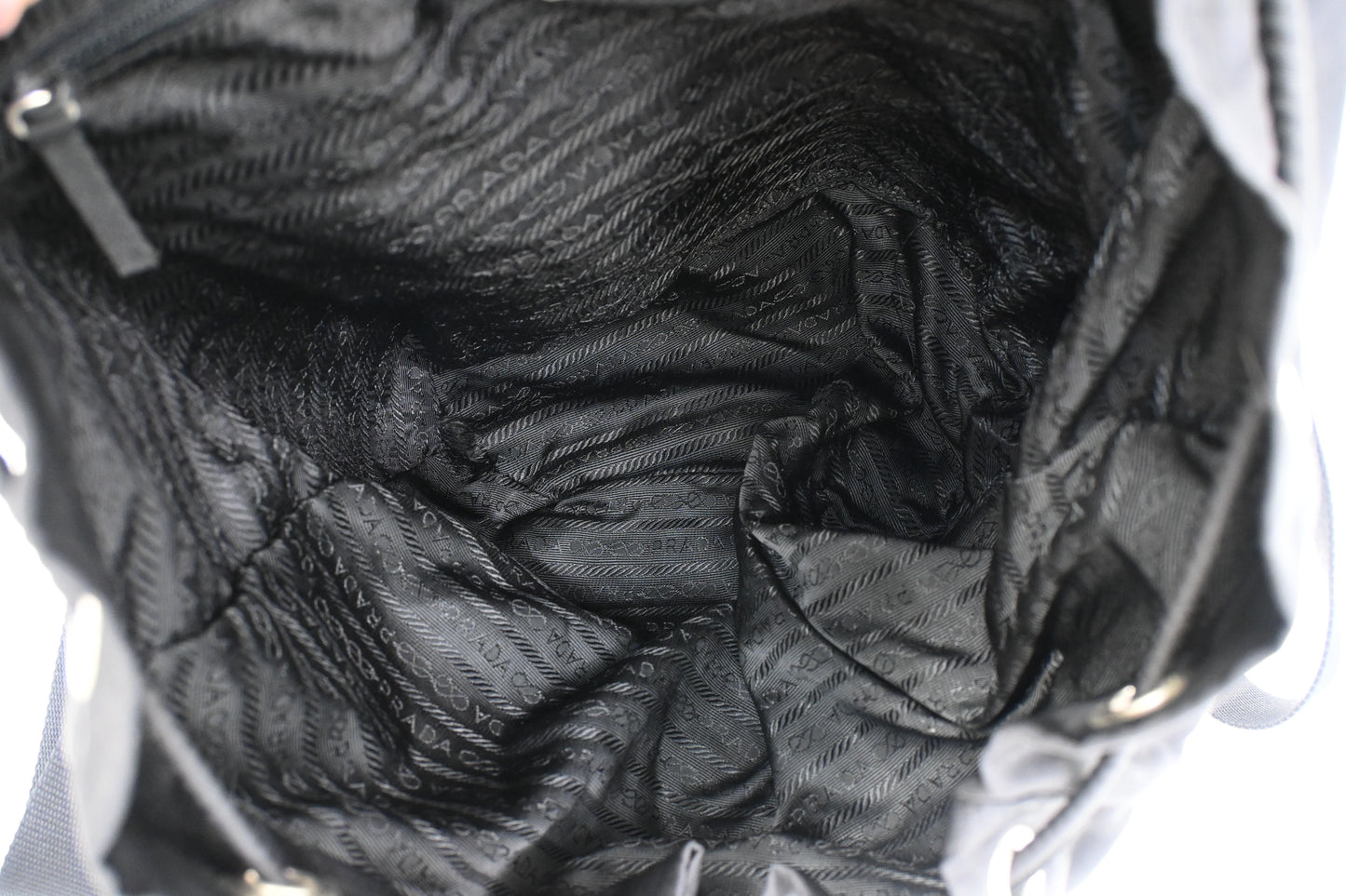 Prada Medium Backpack in Black Nylon