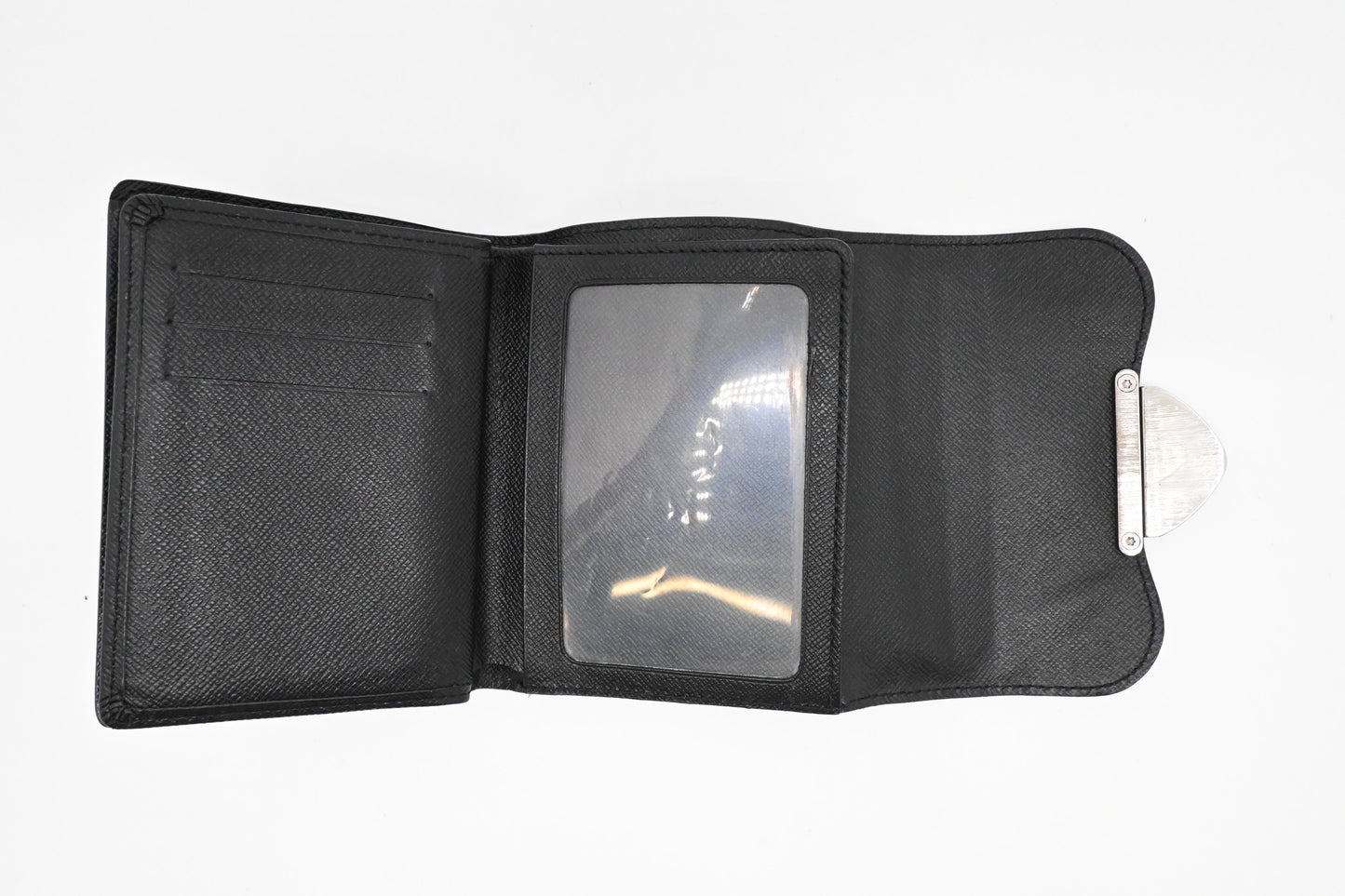 Louis Vuitton Compact Wallet in Black Epi Leather