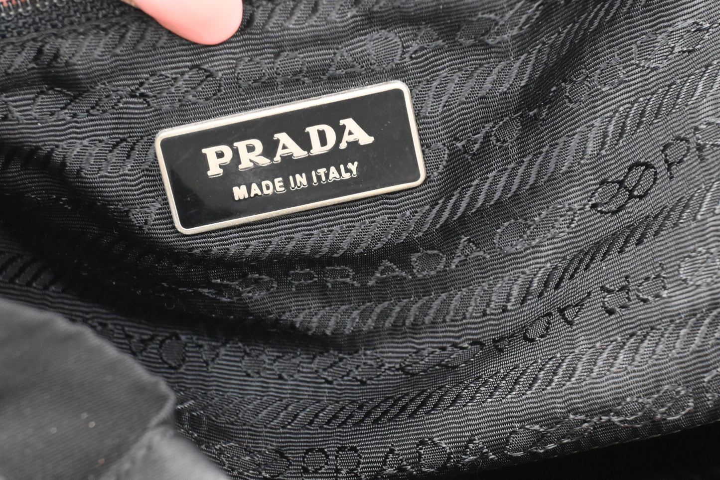 Prada Medium Backpack in Black Nylon