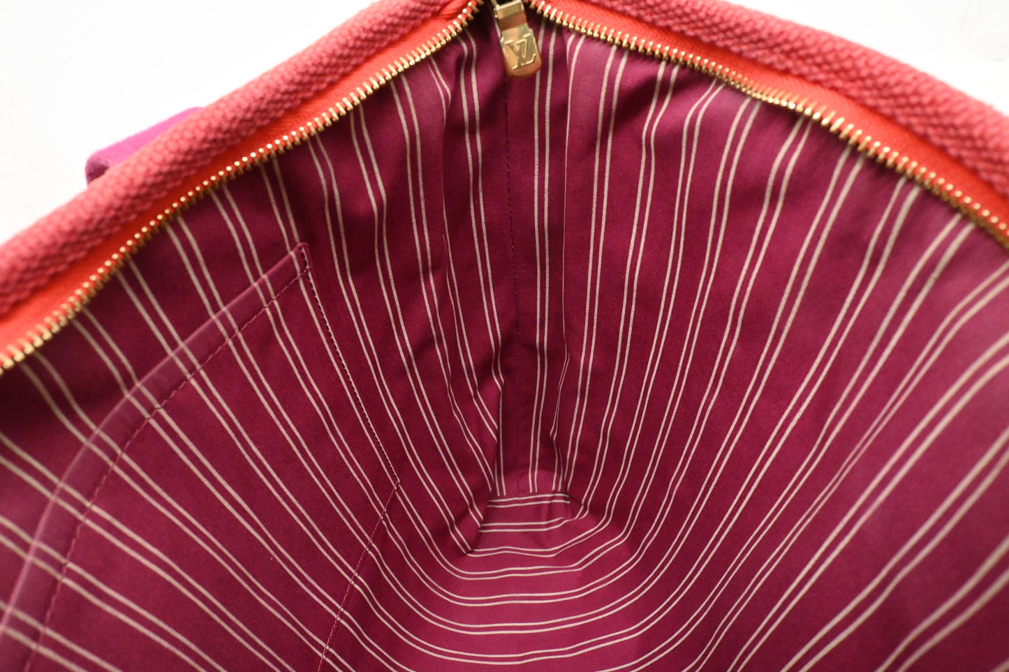 Louis Vuitton Antigua MM in Red Canvas