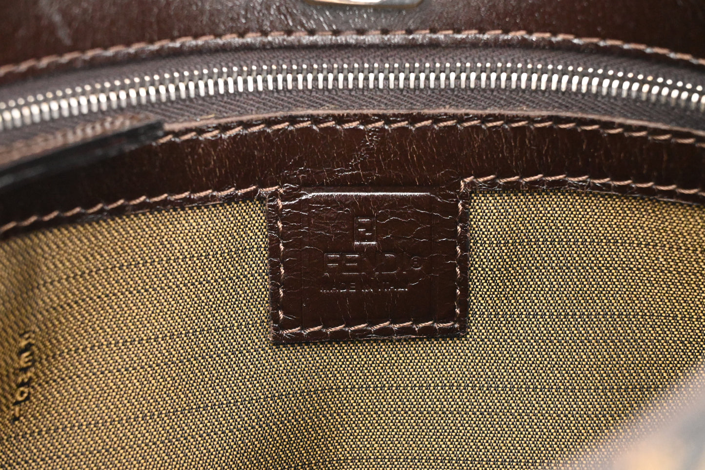 Fendi Shoulder Bag in Zucca Canvas