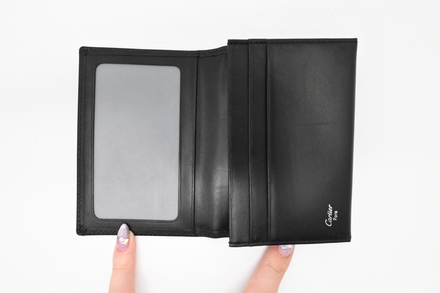 Cartier Card Case in Black Leather