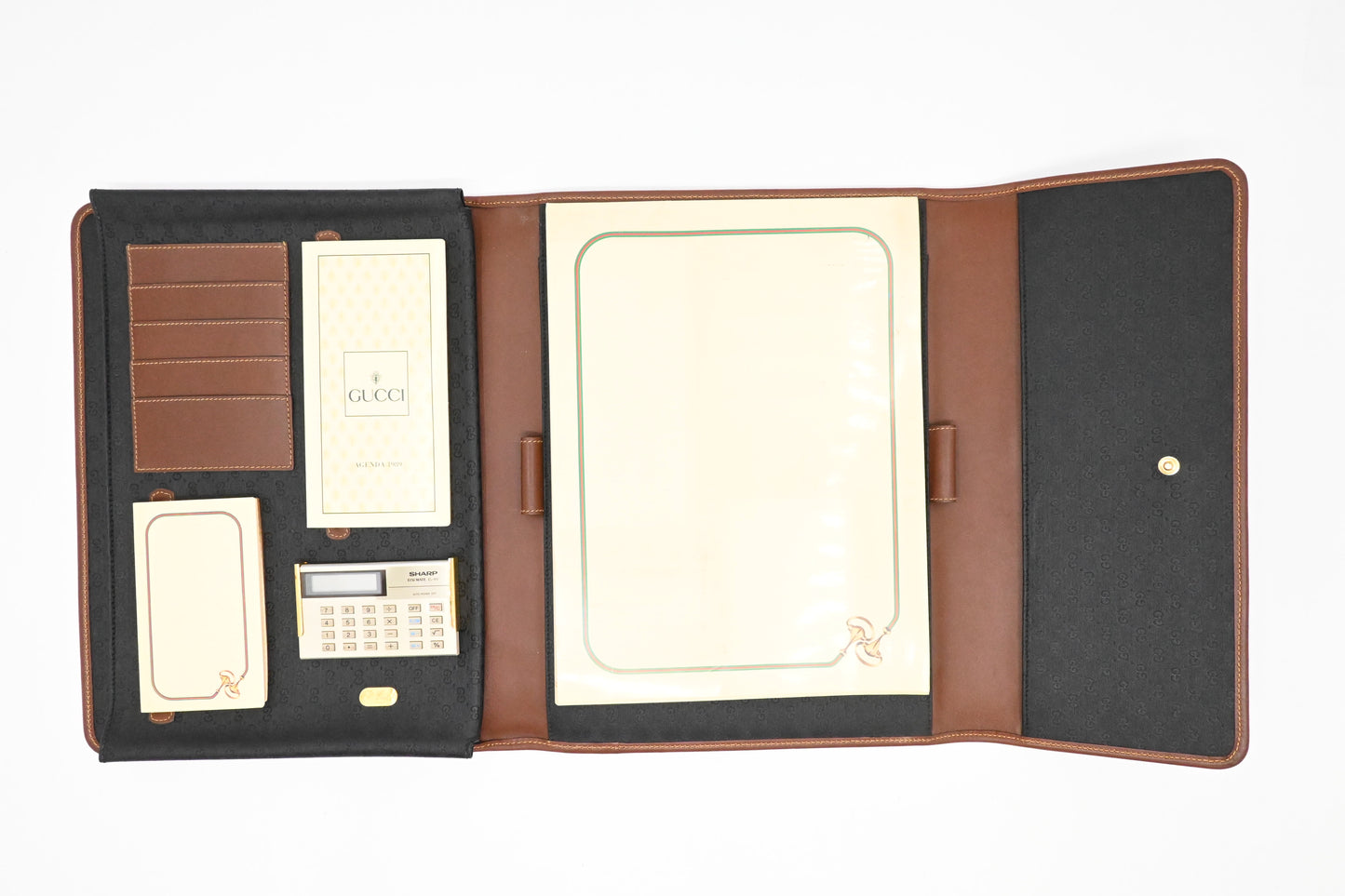 Gucci Portfolio Case in Black Micro GG Canvas