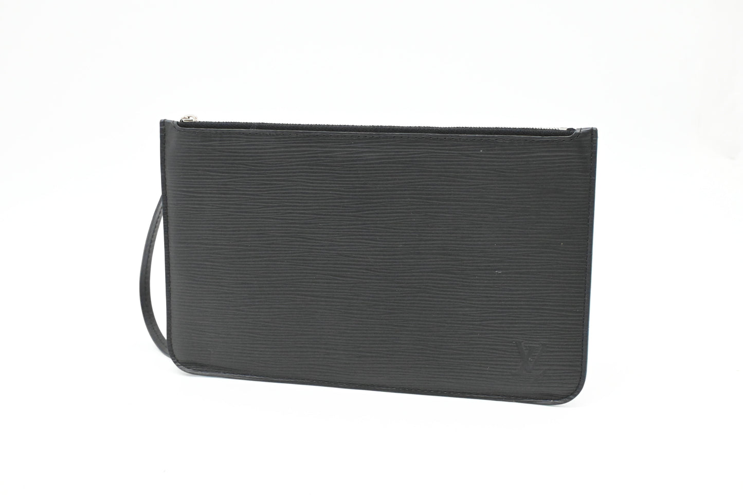 Louis Vuitton Neverfull Pouch in Black Epi Leather