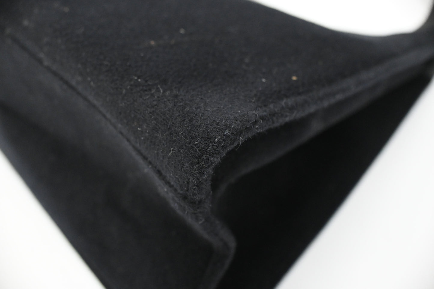 Ferragamo Shoulder Bag in Black Felt