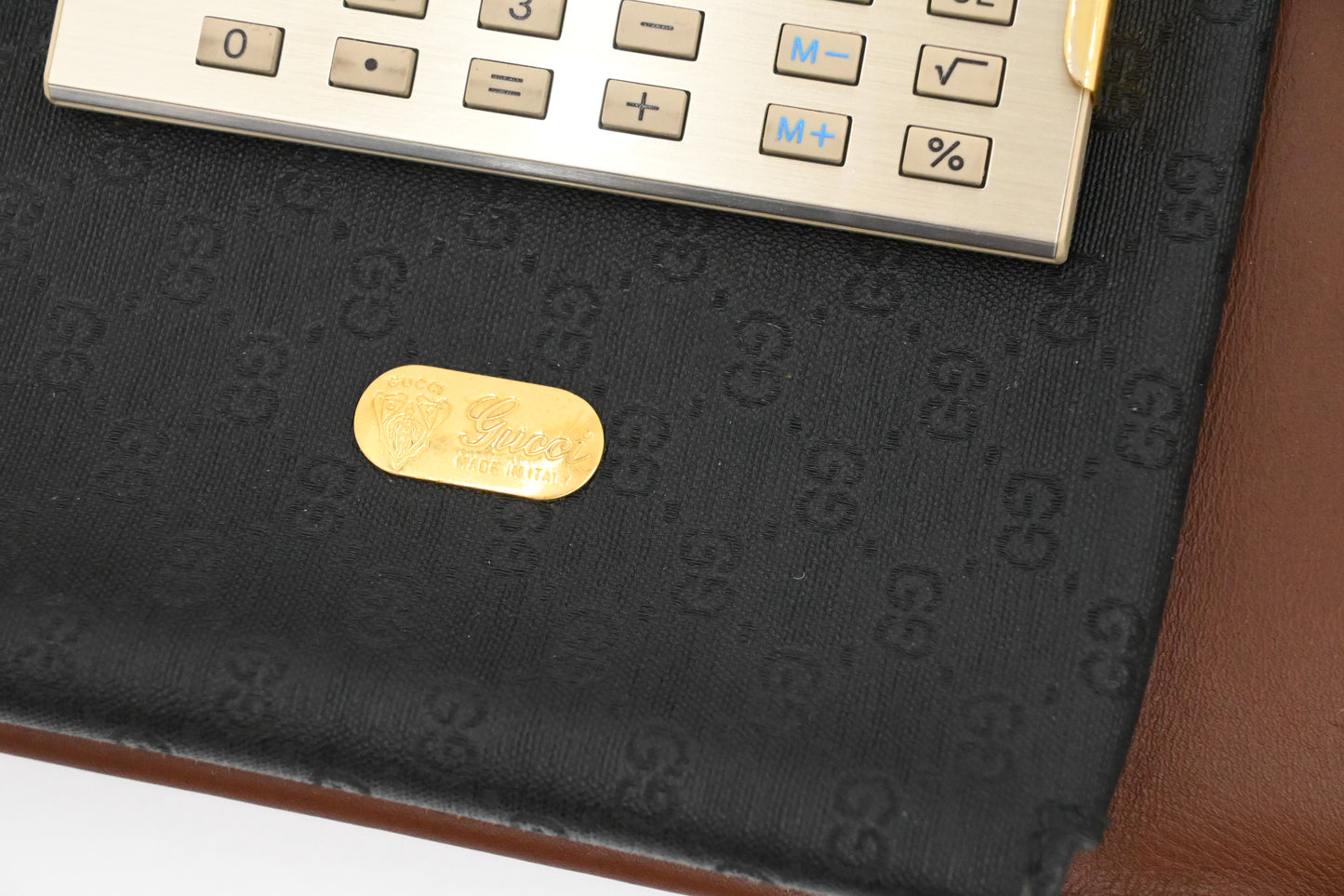 Gucci Portfolio Case in Black Micro GG Canvas