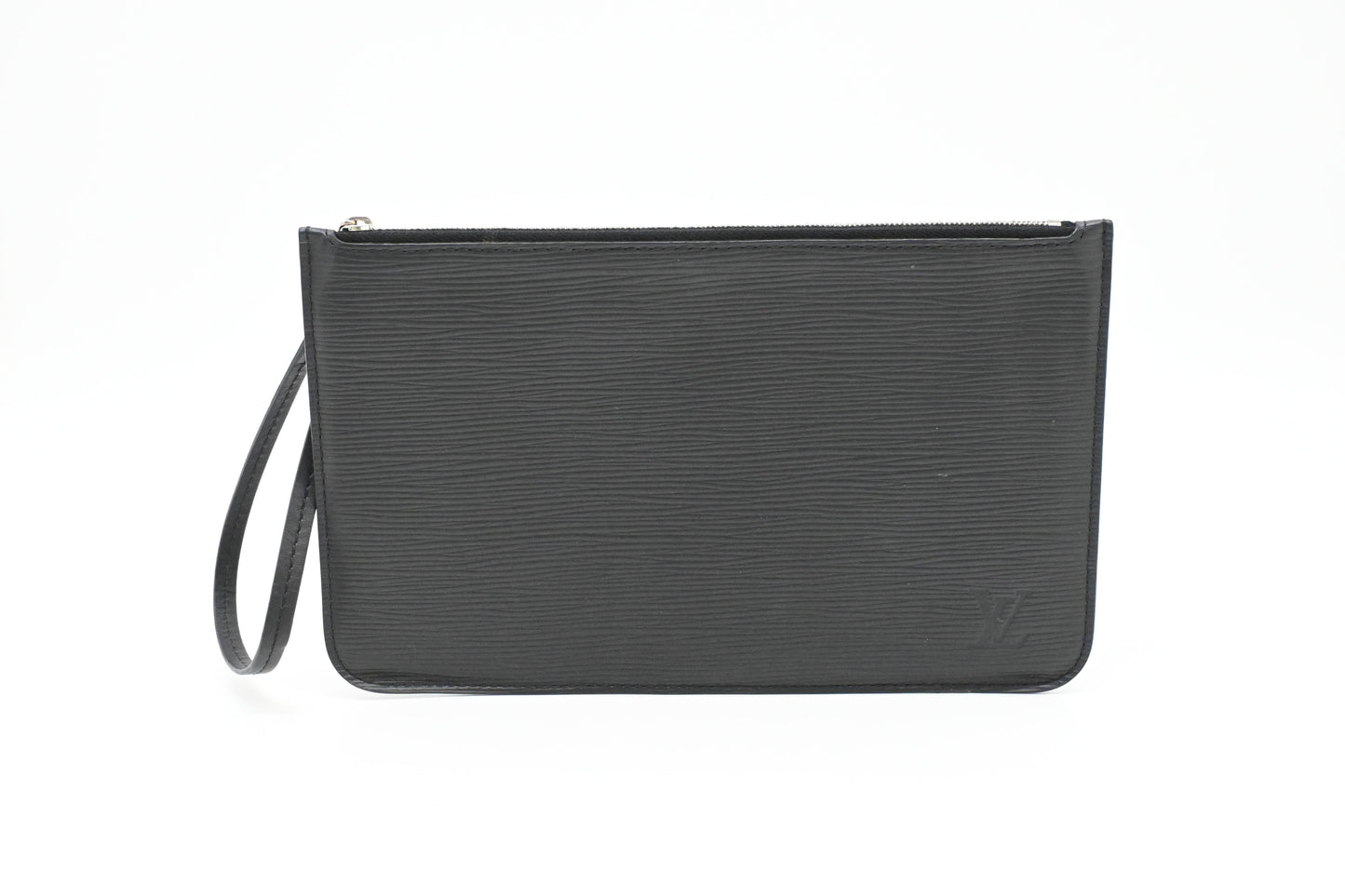 Louis Vuitton Neverfull Pouch in Black Epi Leather