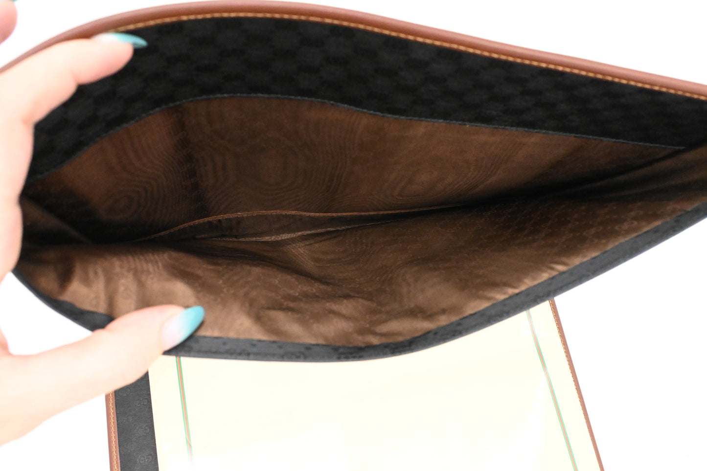 Gucci Portfolio Case in Black Micro GG Canvas