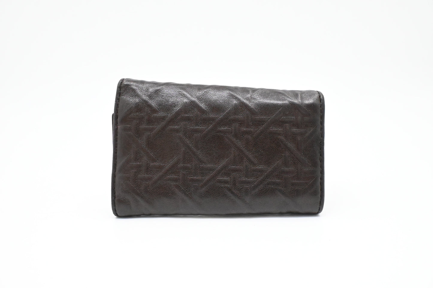 Dior Key Case in Brown Leather