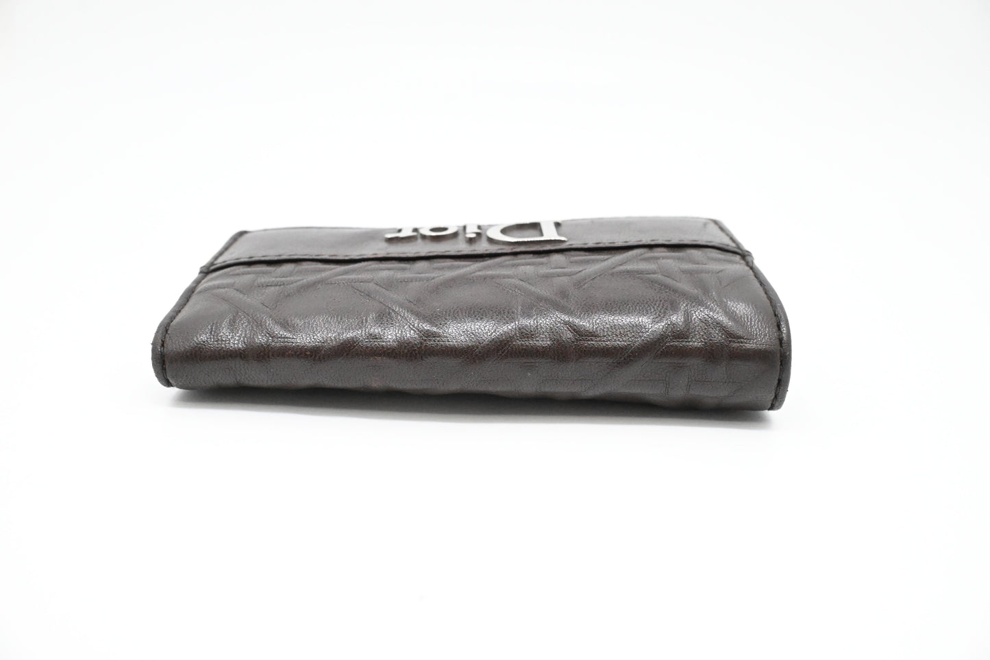 Dior Key Case in Brown Leather