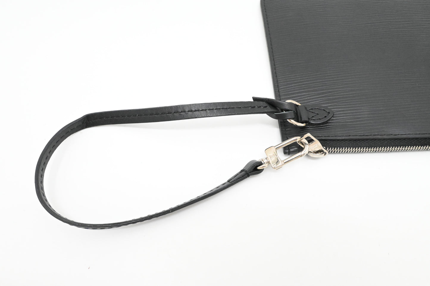 Louis Vuitton Neverfull Pouch in Black Epi Leather