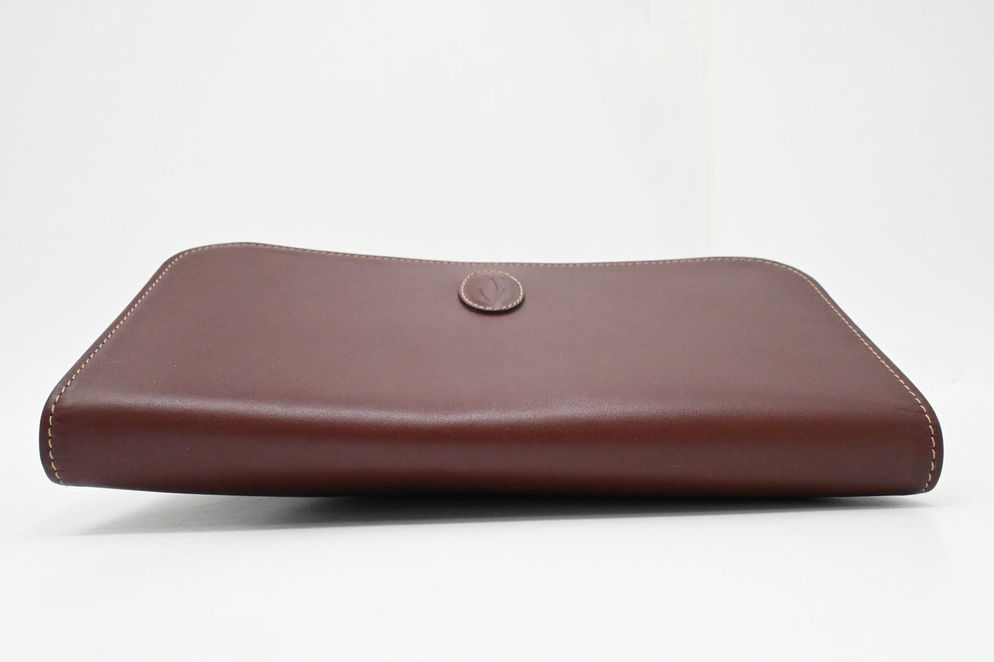 Cartier Clutch in Burgundy Leather