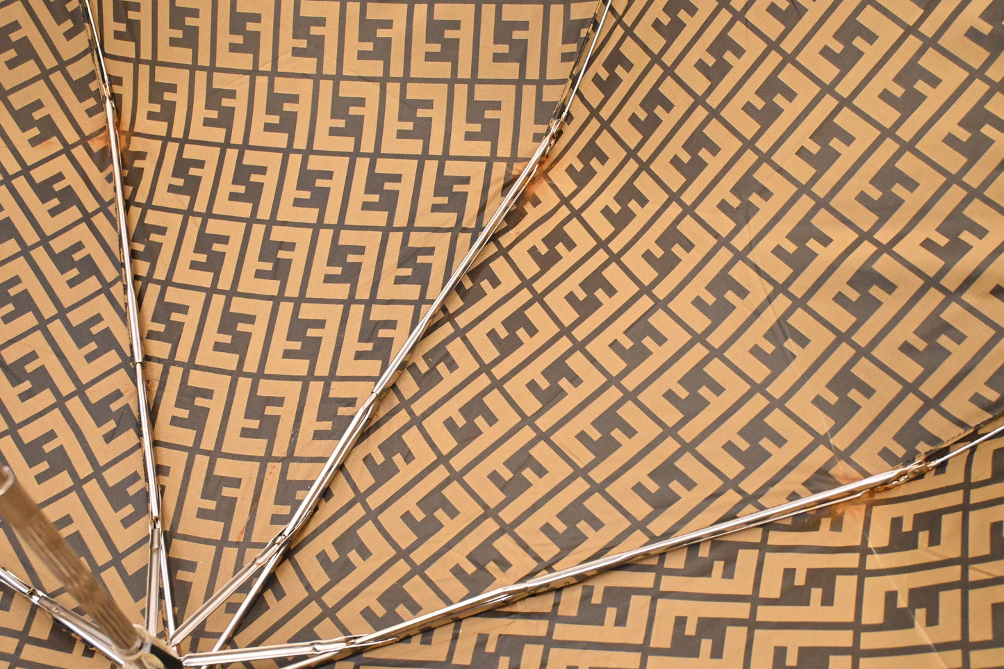 Fendi Umbrella in Zucca Canvas