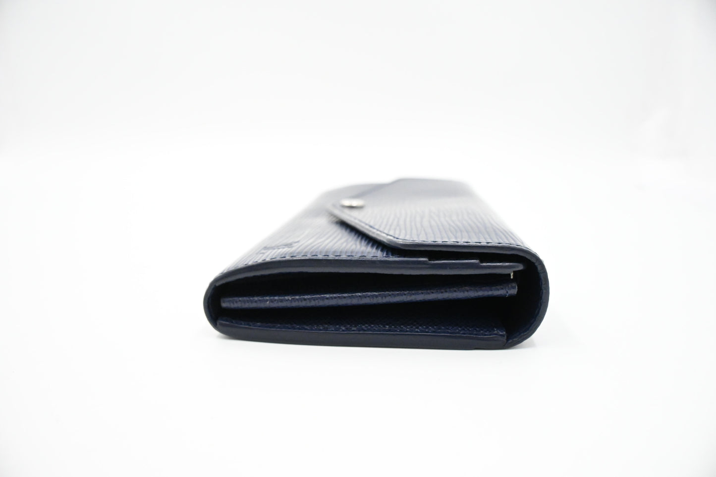 Louis Vuitton Sarah Wallet in Navy Blue Epi Leather