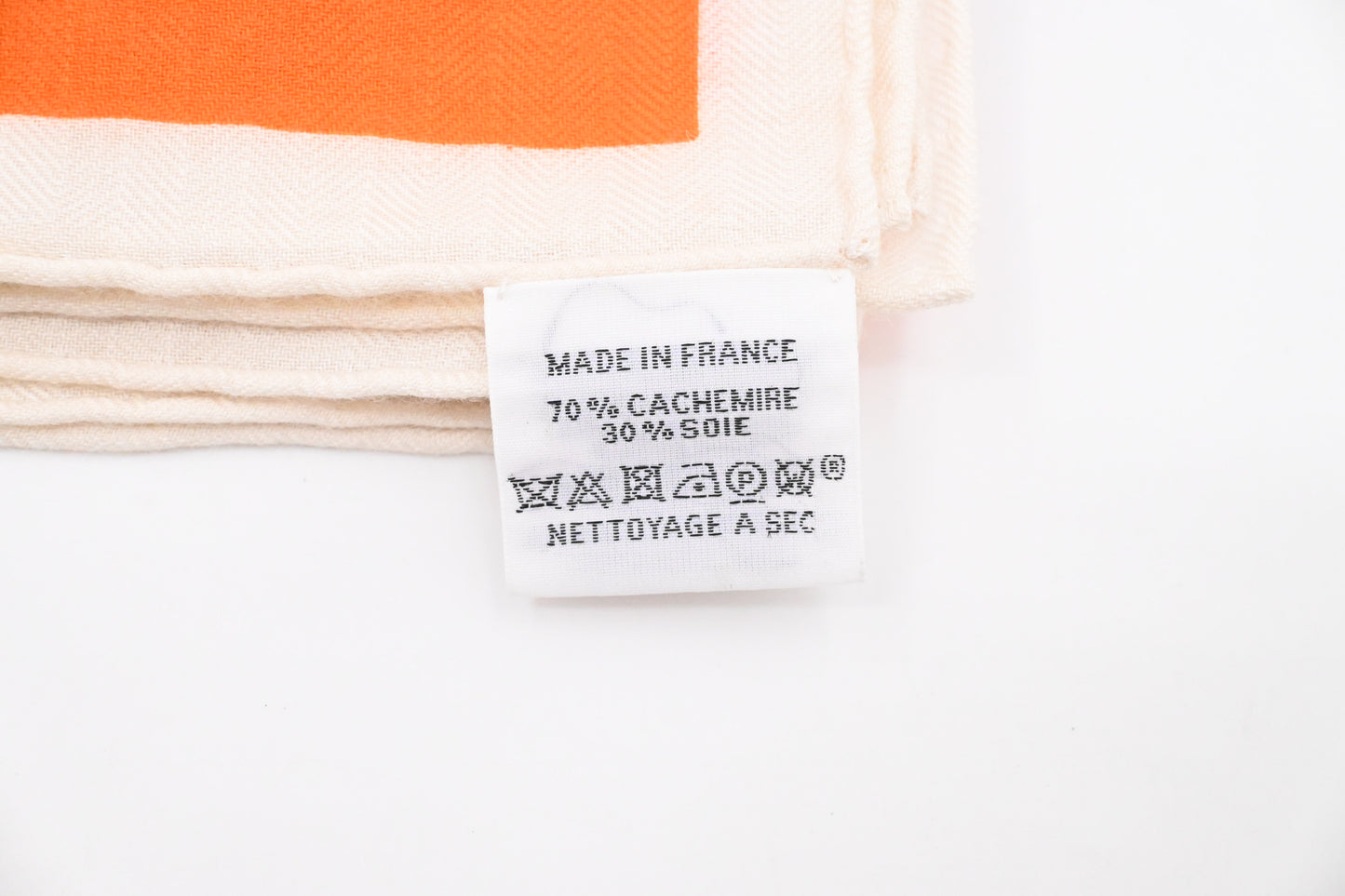 Hermes Carre 140 "Tresses H" in Cashmere and Silk