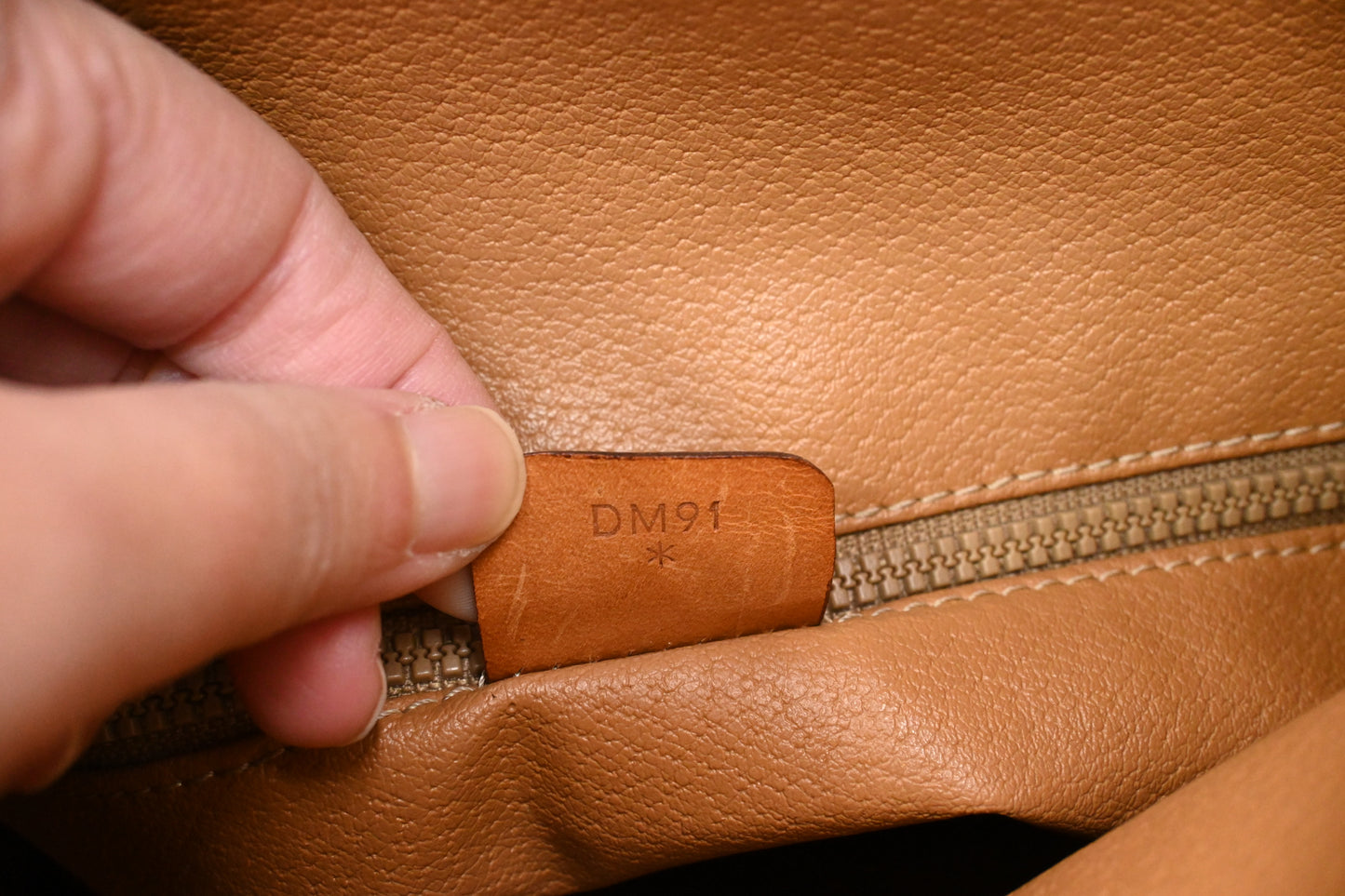 Celine Bucket Shoulder Bag in Beige Macadam Coated Canvas