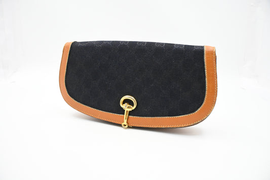 Gucci Clutch in Navy GG Canvas