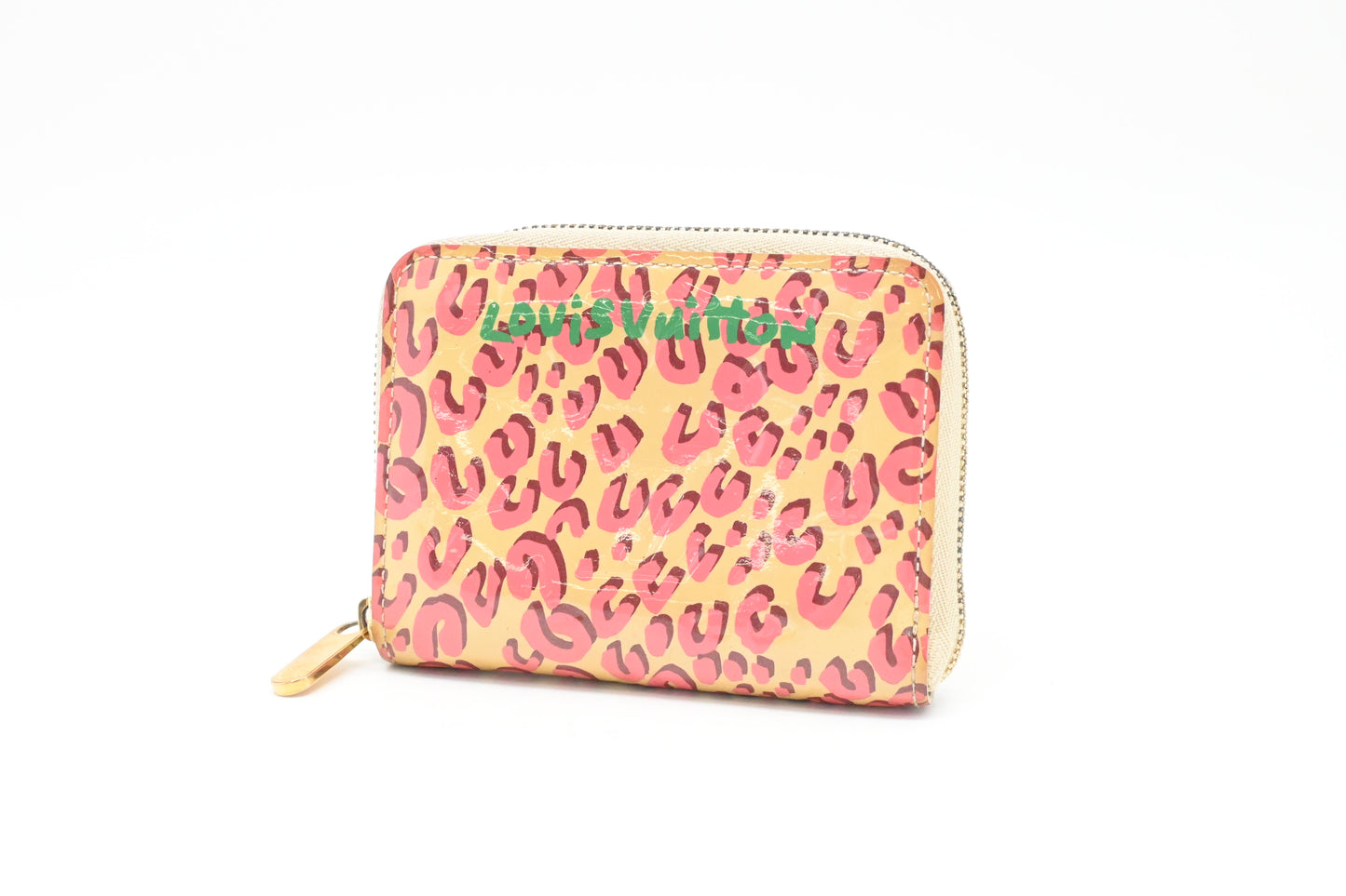 Louis Vuitton x Stephen Sprouse Zippy Compact Wallet in Leopard Vernis Leather