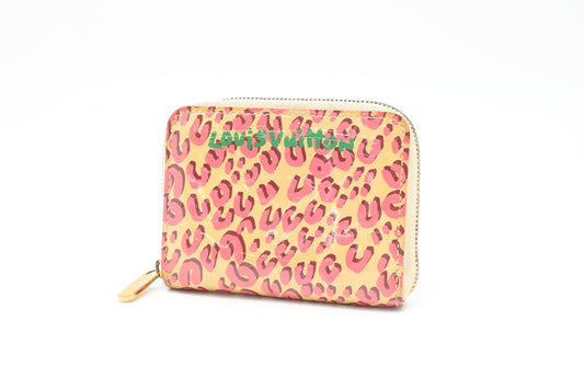 Louis Vuitton x Stephen Sprouse Zippy Compact Wallet in Leopard Vernis Leather