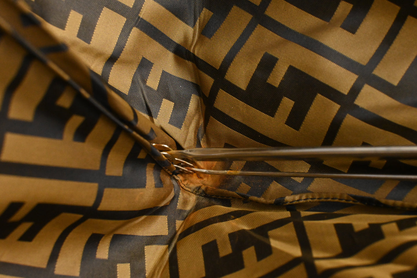 Fendi Umbrella in Zucca Canvas