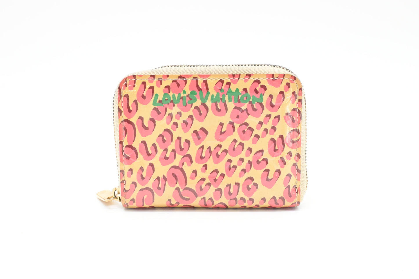 Louis Vuitton x Stephen Sprouse Zippy Compact Wallet in Leopard Vernis Leather
