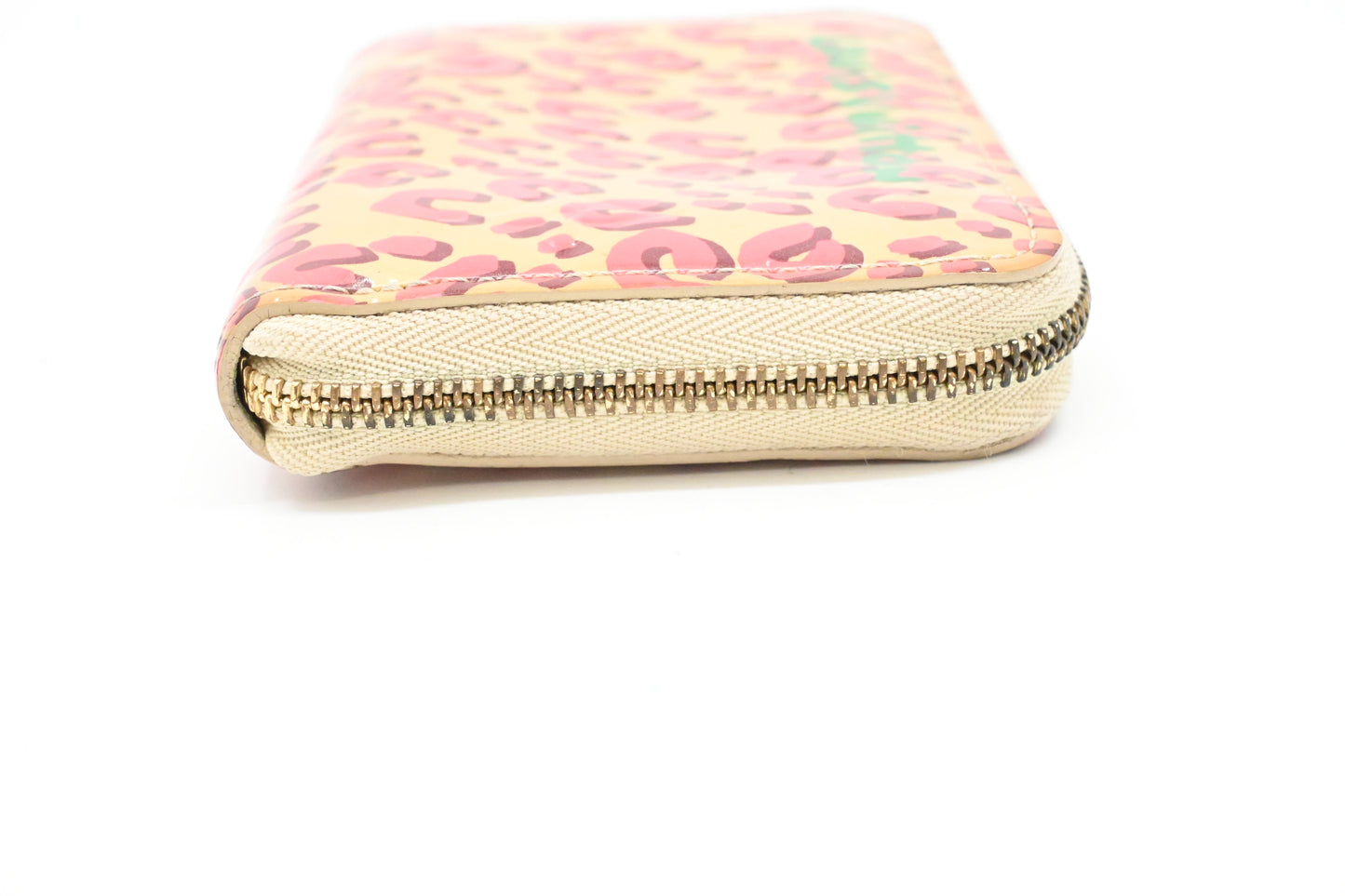 Louis Vuitton x Stephen Sprouse Zippy Compact Wallet in Leopard Vernis Leather