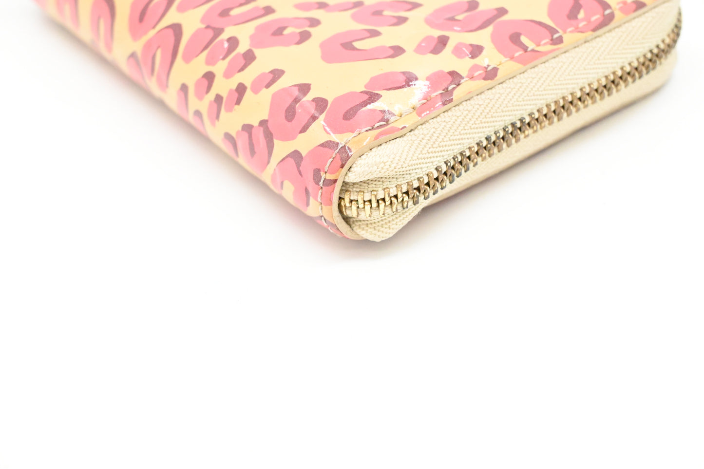 Louis Vuitton x Stephen Sprouse Zippy Compact Wallet in Leopard Vernis Leather