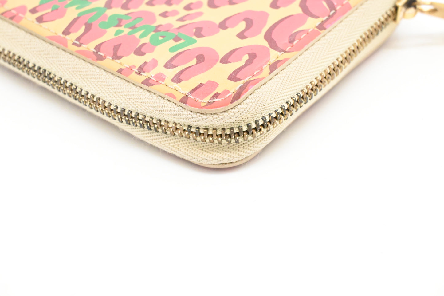 Louis Vuitton x Stephen Sprouse Zippy Compact Wallet in Leopard Vernis Leather