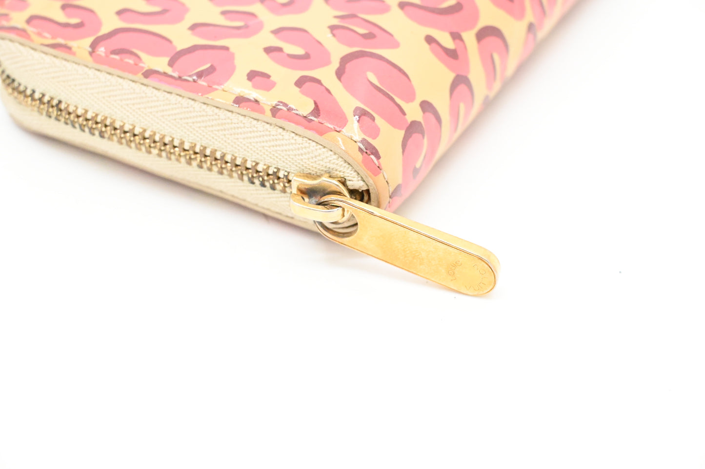 Louis Vuitton x Stephen Sprouse Zippy Compact Wallet in Leopard Vernis Leather