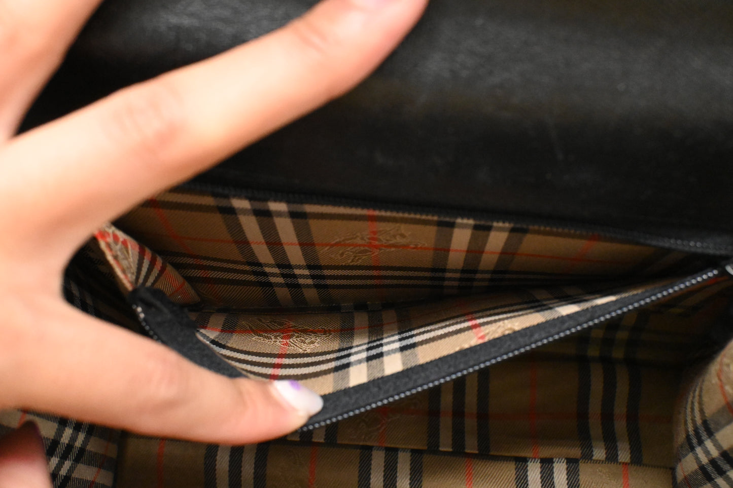 Burberry Handbag in Black Leather