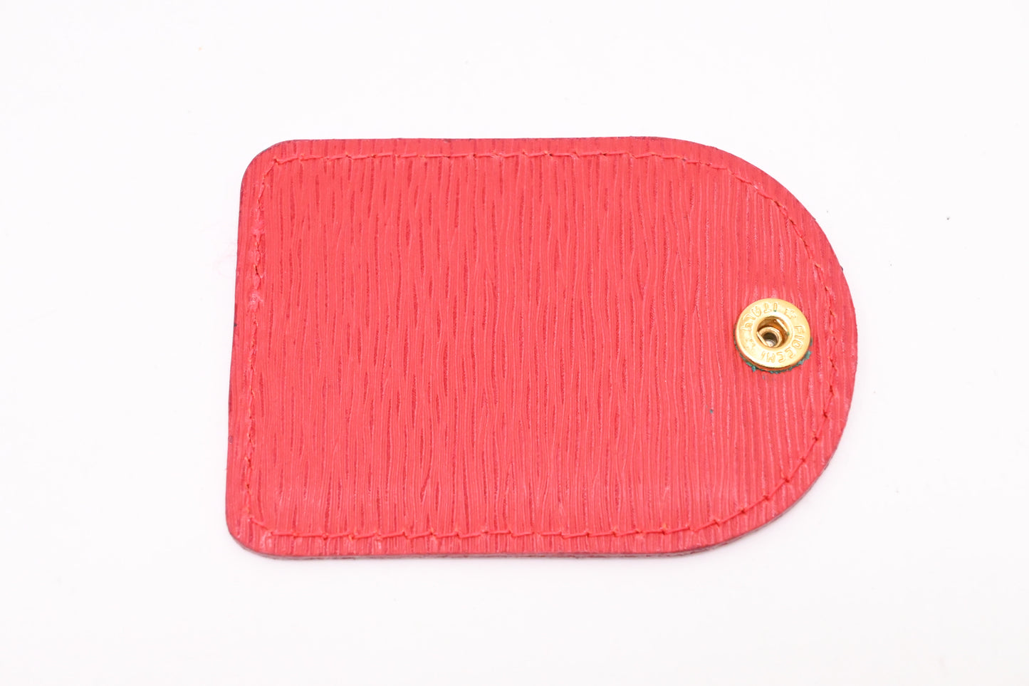 Chloe Chain Shoulder Bag in Red Leather
