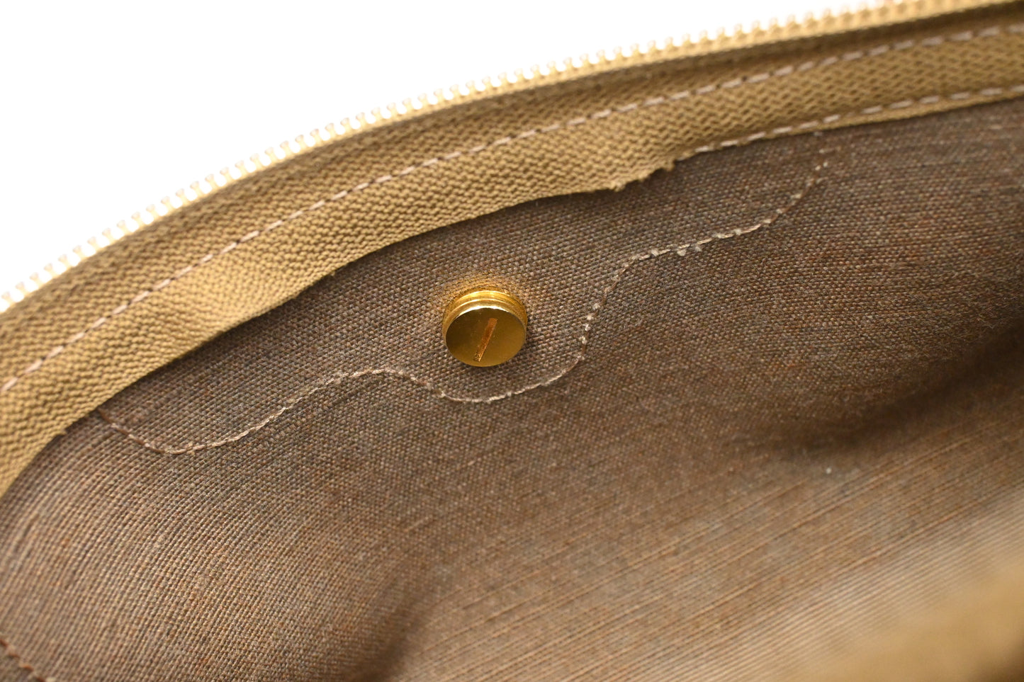 Dior Round Handbag in Beige Honeycomb Canvas