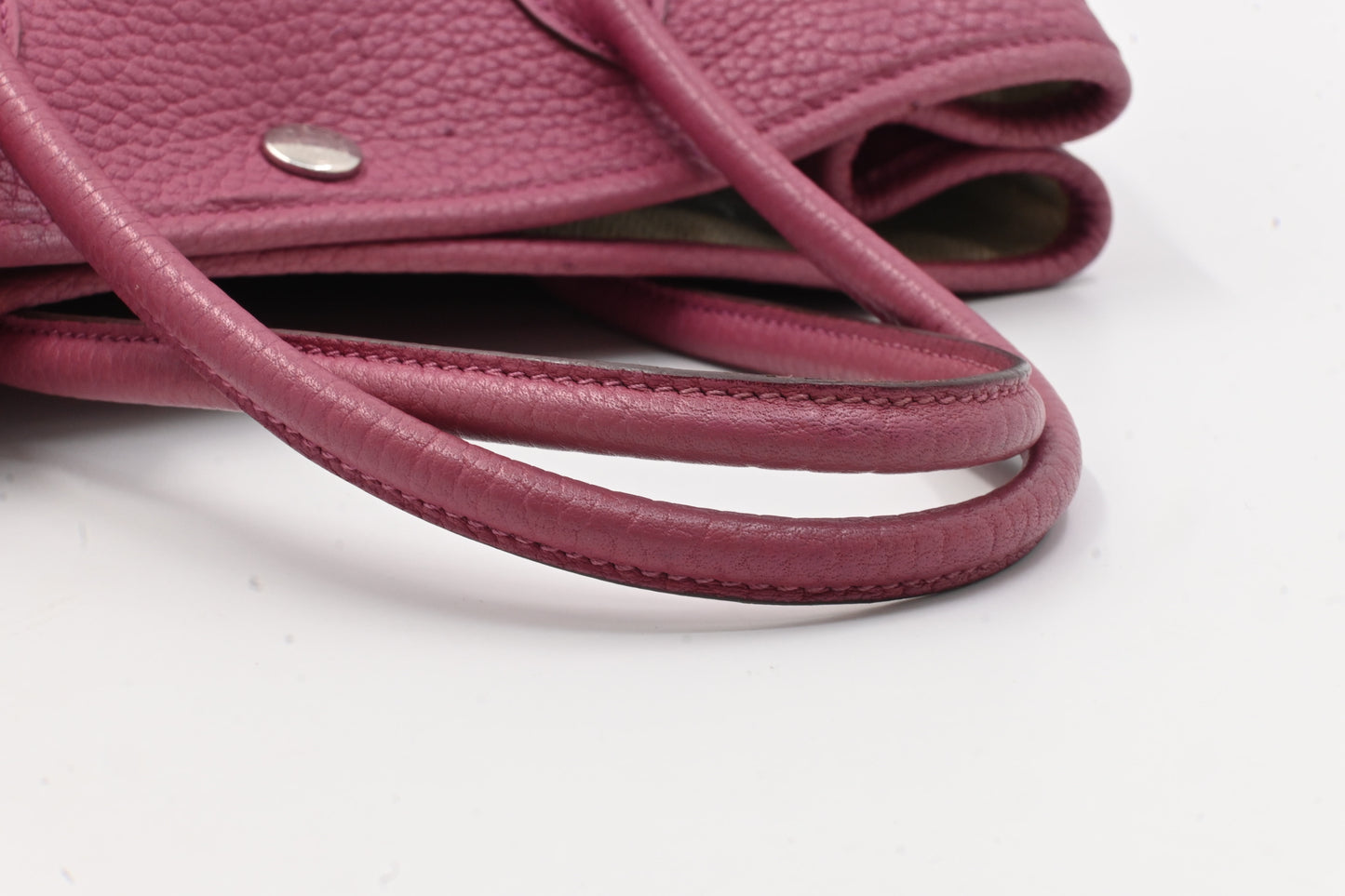 Hermes Garden Party TPM in Pink Leather