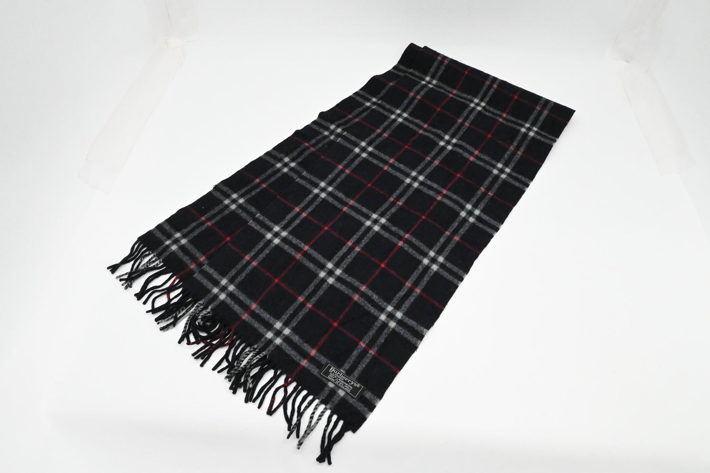 Burberry Scarf in Dark Navy Blue Lambswool